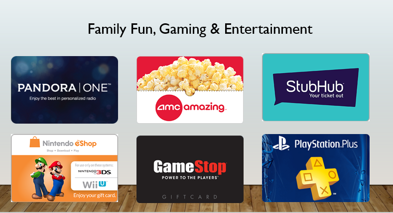 Entertainment Gifts