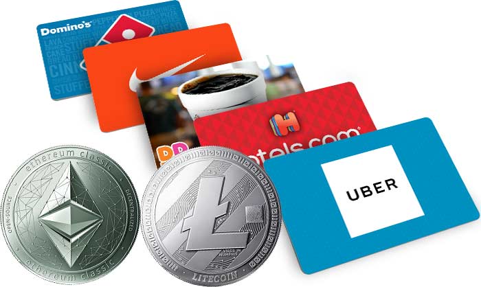 eGifter Accepts Litecoin & Ethereum