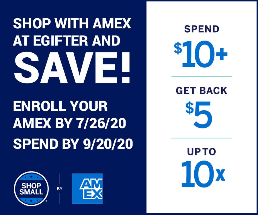 AMEX Shop Small at eGifter