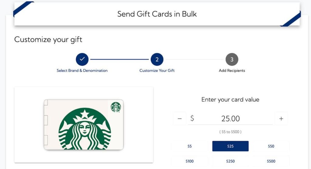 Starbucks Gift Card