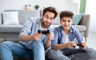 Father and Son Gamers