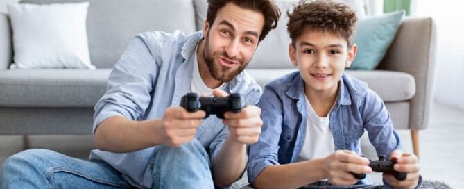 Father and Son Gamers
